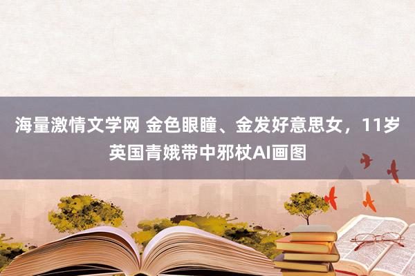海量激情文学网 金色眼瞳、金发好意思女,11岁英国青娥带中邪杖AI画图