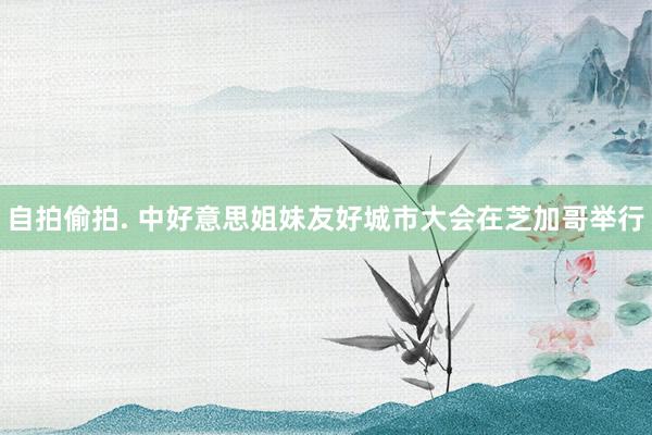 自拍偷拍. 中好意思姐妹友好城市大会在芝加哥举行